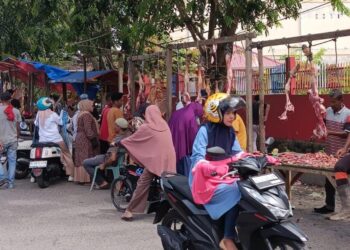 Animo Pembelian Tinggi, Harga Daging Meugang di Langsa Rp170 Per Kilogram