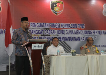Asisten III Buka Kegiatan Pembinaan Peningkatan Kemampuan PPNS
