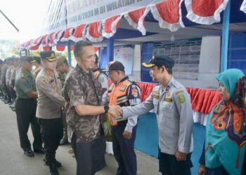 Pj Wali Kota Sabang Tinjau Pos Pengamanan Lebaran