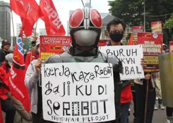 Dilarang Bawa Senjata Api, 3.412 Personel TNI-Polri Amankan Demo Buruh Hari ini