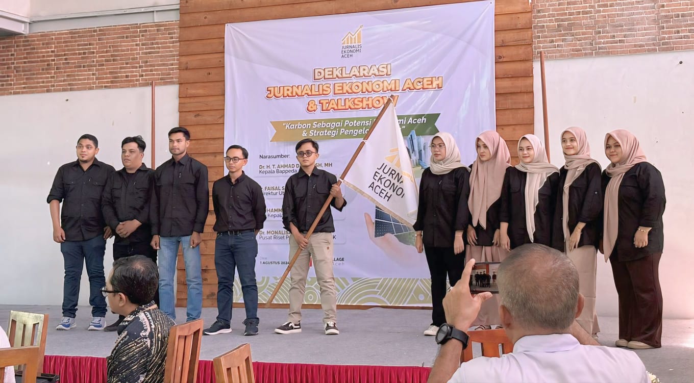 Pengurus Jurnalis Ekonomi Aceh Dilantik