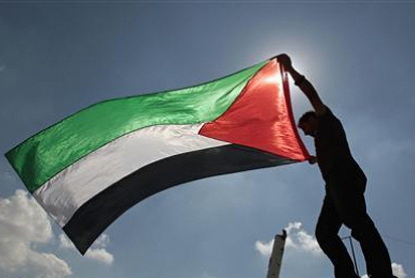 Ada yang menyumbang untuk Palestina tapi uangnya dari hasil maksiat. Foto:  Bendera Palestina. Ilustrasi