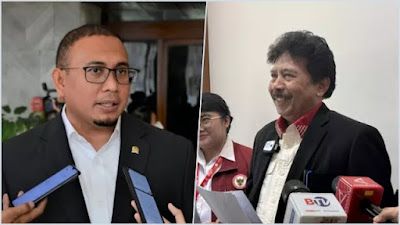 Anggota DPR RI Fraksi Gerindra Andre Rosiade mendesak Presiden Joko Widodo (Jokowi) memecat Yudian Wahyudi dari jabatan Kepala Badan Pembinaan Ideologi Pancasila (BPIP). FOTO/Kolase. Ⓒ Hak cipta foto di atas dikembalikan sesungguhnya kepada pemilik foto