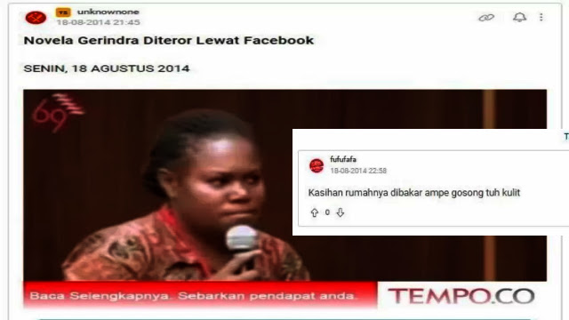 Fufufafa Jadi Trending Topic, Isu Rasis terhadap Warga Papua Mengemuka