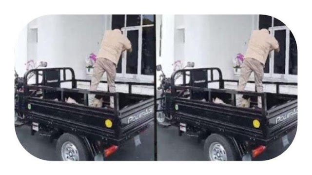 Eks Caleg Bawa Motor Roda 3, Buang Sampah di Kantor Bupati Kuningan