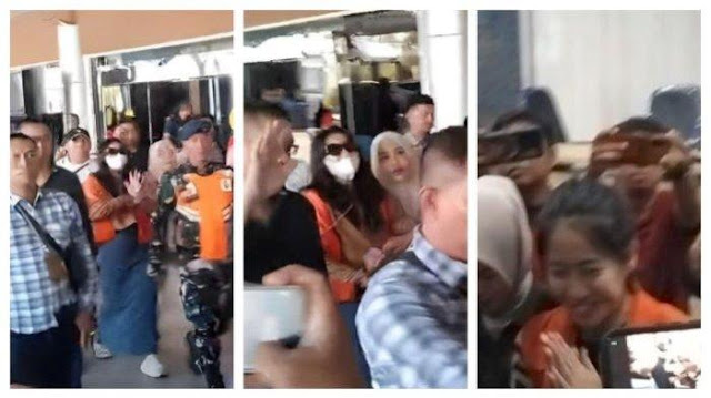 Tiba di Palembang, Selebgram Alnaura Lincah Joget Meski Tangan Diborgol, Langsung Disoraki Warga