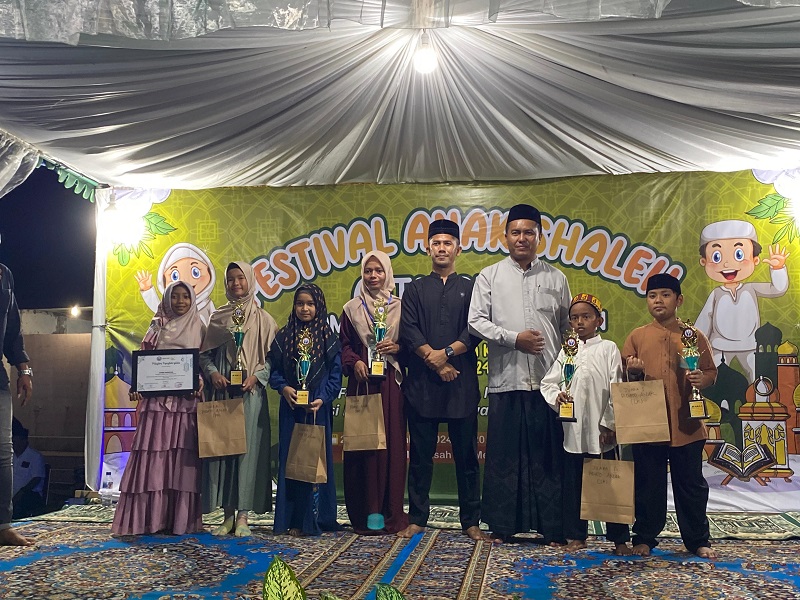 Festival Anak Shaleh Antar Dusun Meunasah Papeun Ditutup, Ini Nama-nama Pemenangnya