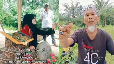 Makam Nia Kurnia Sari Dipakai Syuting Video Klip Tanpa Izin, Sang Ayah Marah Merasa Sakit Hati