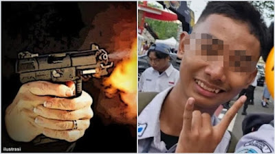 Siswa SMK 4 Semarang Tewas Ditembak Polisi hanya Gegara Senggolan Motor