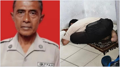 Satpam SMPN 3 Bogor Meninggal dalam Keadaan Sujud, Dikenang sebagai Sosok Baik dan Ramah