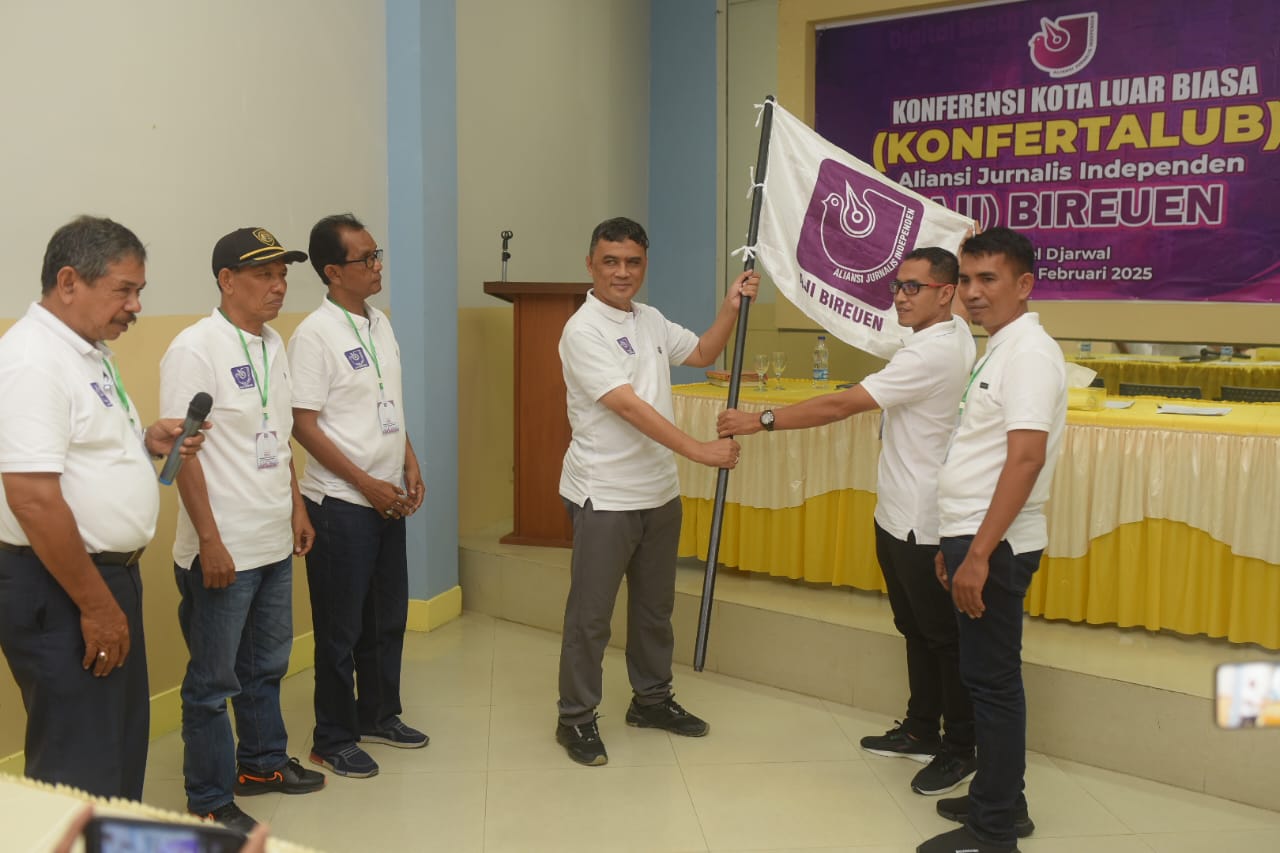 Anas dan Fauzan Pimpin AJI Bireuen 2025-2028