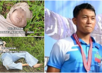 Juwita (25 tahun), diduga dibunuh Anggota Lanal Balikpapan, Kelasi Satu Jumran (sebelumnya hanya diketahui "berinisial J"), di Banjarbaru. FOTO/Kolase. Ⓒ Hak cipta foto di atas dikembalikan sesungguhnya kepada pemilik foto