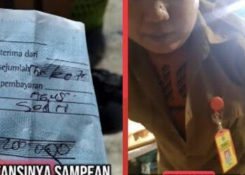Viral Pria Berseragam PNS Minta THR ke Pedagang, Ngaku dari Pemda Bekasi