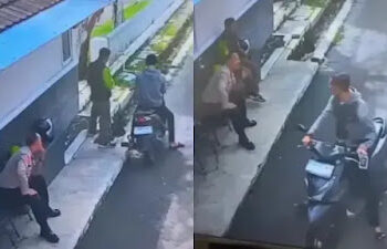 Viral, Motor Driver Ojol Digondol Maling di Depan Polisi, Netizen: Kok Bisa?