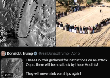 Media Yaman Sekak Donald Trump, Klaim Bombardir Pejuang Houthi, Ternyata Orang Lagi Kumpul Idul Fitri