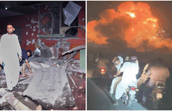 Seorang juru bicara militer Pakistan mengatakan kepada penyiar Geo bahwa lokasi yang diserang oleh India termasuk dua masjid. Sejauh ini delapan orang termasuk anak-anak dilaporkan tewas akibat serangan itu. FOTO/Kolase. Ⓒ Hak cipta foto di atas dikembalikan sesungguhnya kepada pemilik foto