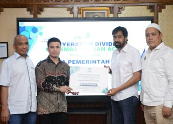 Pemerintah Aceh Terima Dividen Rp26,7 Miliar dari PT PEMA