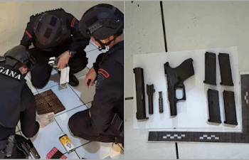 Heboh! Koper Misterius WNA Filipina Dititip di Pasar Minggu Berisi Senpi, Peluru dan Granat