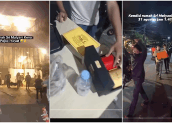 Giliran Rumah Menkeu Sri Mulyani Digeruduk hingga Dijarah Massa