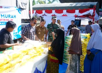 Pelaksanaan Gerakan Pangan Murah (GPM) di Kota Sabang dipusatkan di Halaman Pujasera Gampong Kuta Timu, Kecamatan Sukakarya, Sabtu (30/8/2025). FOTO/Net. Ⓒ Hak cipta foto di atas dikembalikan sesungguhnya kepada pemilik foto