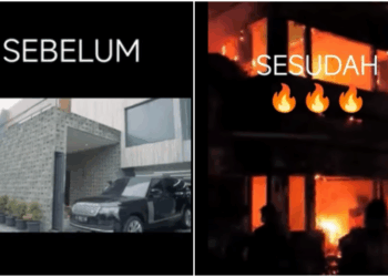 Viral Video Rumah Disebut Milik Ahmad Sahroni Dibakar Massa, Benarkah?