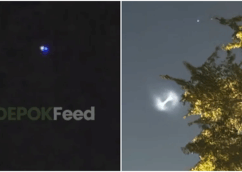 Viral Penampakan UFO di Depok: Warnanya Biru, Pesawat atau Layangan?