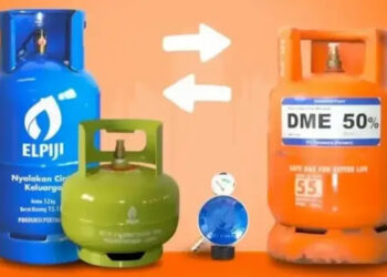LPG (kiri) bakal digantikan dengan DME. FOTO/Net. Ⓒ Hak cipta foto di atas dikembalikan sesungguhnya kepada pemilik foto