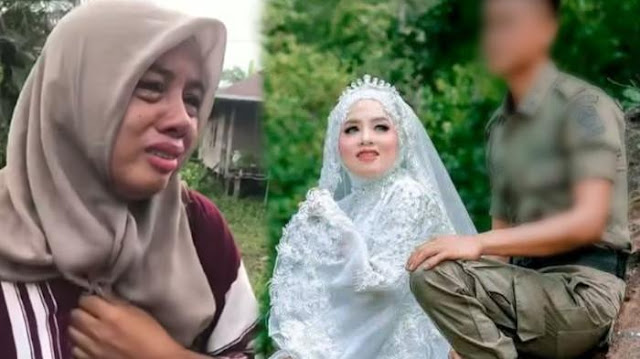 Melda Safitri (33), asal Aceh Singkil, Aceh, diceraikan suaminya dua hari menjelang pelantikan Pegawai Pemerintah dengan Perjanjian Kerja (PPPK). FOTO/Kolase. Ⓒ Hak cipta foto di atas dikembalikan sesungguhnya kepada pemilik foto