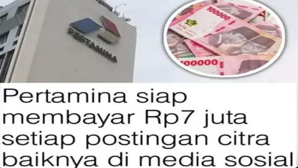 Beredar Postingan Pertamina Bakal Bayar Postingan Positif Rp7 Juta, Komentar Netizen Bikin Ngakak