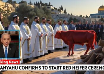 Media Israel: Netanyahu Lakukan Ritual Penyembelihan Sapi Merah Suci