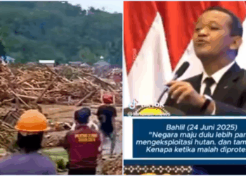 Bahlil Sebut Negara Maju Dulu juga Babat Hutan Kembali Viral Pasca Banjir Bandang Landa Aceh, Sumut dan Sumbar