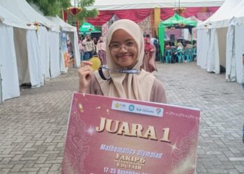 Siswa MAN 3 Banda Aceh Raih Juara 1 Olimpiade Matematika FAKIP 6 Internasional Edufair