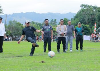Buka Turnamen Gala Siswa Antar SMP, Bupati Aceh Besar: Pembinaan Karakter dan Sportivitas