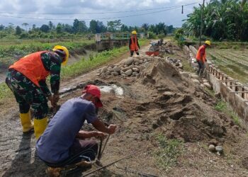 Kodam IM Percepat Pembangunan Irigasi untuk Petani Aceh Timur