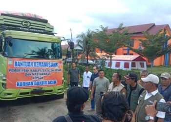 197 Ton Bantuan Warga Aceh Besar Dilepas Menuju Kuala Langsa