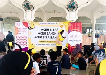 A Home Team Ibu Profesional Gelar Psikososial Recovery bagi Anak dan Ibu Penyintas Banjir di Pidie Jaya