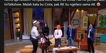 Gelagat Ridwan Kamil Disorot saat Sepanggung dengan Aura Kasih dan Bu Cinta