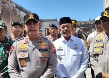 Kapolda Datang, Bandar Sabu Ditangkap Lagi, Polsek Muara Batang Gadis yang Dibakar Warga Direnovasi