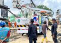 Personel Brimob Kawal Penormalan Listrik di Aceh Tamiang