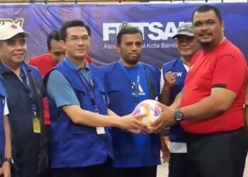 Ketua DPRK Banda Aceh Buka Turnamen AFK Cup 2026 di GOR Harapan Bangsa