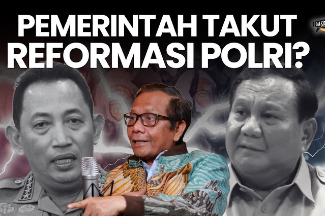 Mahfud: Saya Tidak Yakin Pemerintah Sungguh-sungguh Reformasi Polri, Bahkan Takut