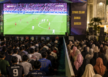 Anggota DPRK Banda Aceh Minta Penonton Pria-Wanita Dipisah saat Nobar Piala Dunia