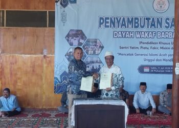 YWBIC Teken Kerja Sama dengan FKH USK dan Salurkan Bantuan Pendidikan bagi Santri Baru Dayah Wakaf Barbate