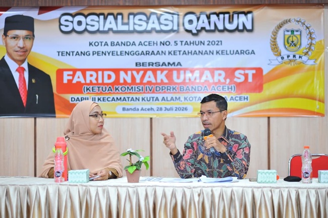Angka Perceraian di Banda Aceh Meningkat, DPRK Minta Pemko Implementasikan Qanun Ketahanan Keluarga