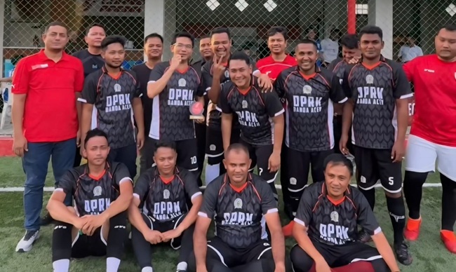 Skuad DPRK Banda Aceh Runner Up Turnamen Trofeo Corner Arena
