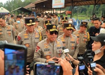 Wakapolri Cek Penanganan Karhutla di Kalteng, 354 Personel Dikerahkan