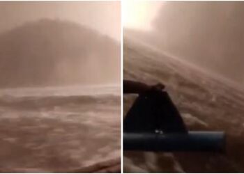 Detik-Detik Nelayan Berada Dekat Gunung Anak Krakatau saat Erupsi, Menegangkan!